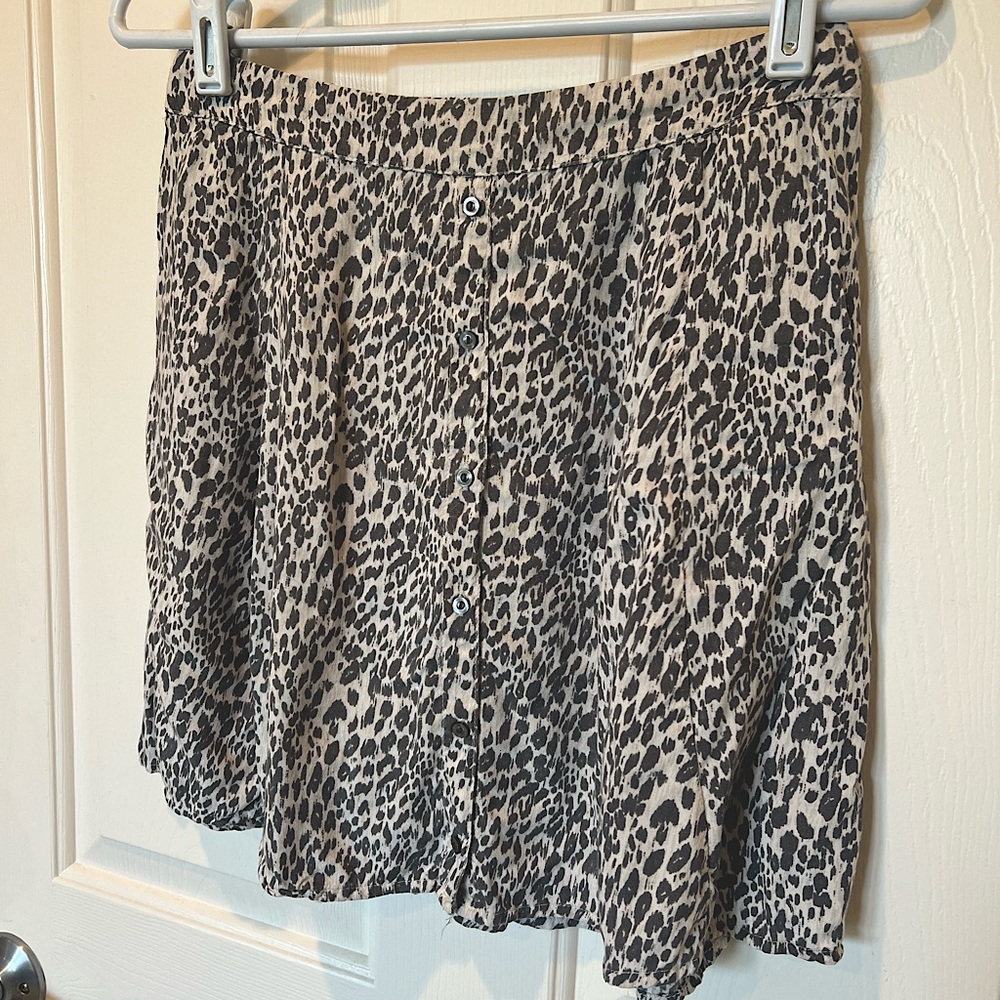 Hollister Skirt - Cheetah Print - M